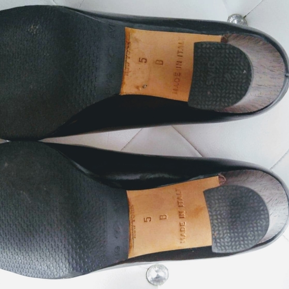 Kate Spade Women Kami Pumps Black Wooden Heels 5 - Picture 6 of 6